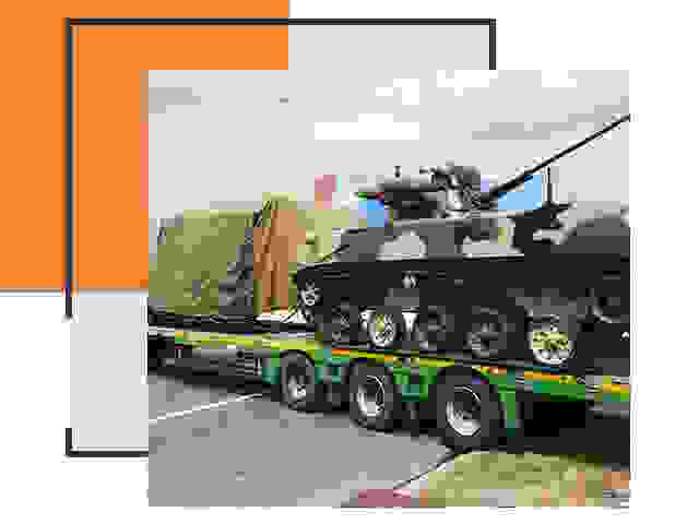 Перевозка военной техники в Когалыме